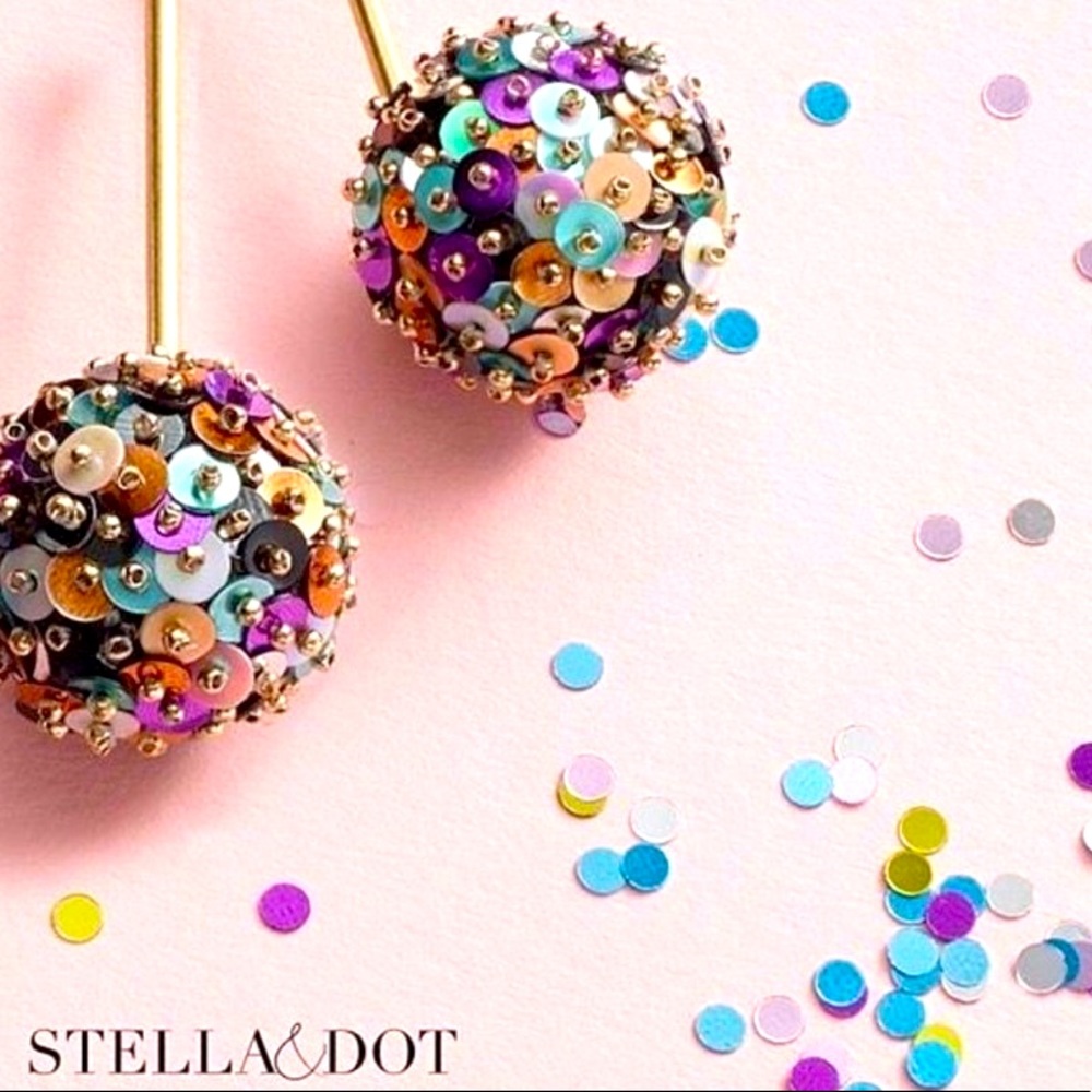 S&D Confetti Drop Earrings